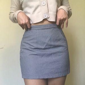 Plaid Mini Skirt